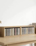 vidaXL Рафтове за CDs 2 бр. Дъб артизан 40 x 17 x 17 см