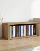 vidaXL Рафтове за CDs Дъб артизан 40 x 17 x 17 см Инженерна дървесина