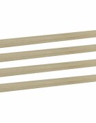 vidaXL Рафтове за етажерка 4 бр дъб сонома 60x10x15 см ПДЧ