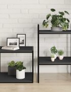 vidaXL Рафтове за етажерка 4 бр сиви 40x50x15 см ПДЧ