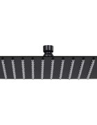vidaXL Rainshower душ пита инокс 20x20 cм квадратна черна