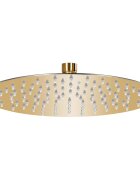 vidaXL Rainshower душ пита инокс 25 см кръгла златиста