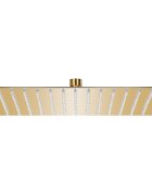 vidaXL Rainshower душ пита инокс 25x25 cм квадратна златиста