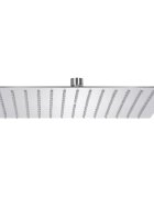 vidaXL Rainshower душ пита инокс 304 30x30 cм квадратна