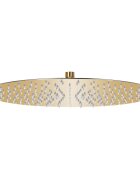 vidaXL Rainshower душ пита инокс 40 см кръгла златиста