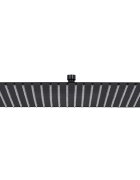 vidaXL Rainshower душ пита инокс 50x50 cм квадратна черна