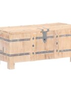vidaXL Ракла 90x40x40 см акациево дърво масив