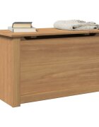vidaXL Ракла за съхранение с капак PANAMA 79x42x46 см бор масив