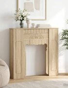vidaXL Рамка за камина Дъб сонома 93 x 20 x 89 см Инженерна дървесина