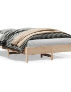 vidaXL Рамка за легло без матрак 140x200 см масивна чамова дървесина