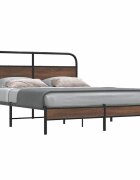 vidaXL Рамка за легло без матрак 150x200 см кафяв дъб инженерно дърво