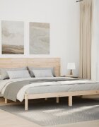 vidaXL Рамка за легло без матрак 180x220 см масивна дървесина