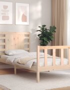 vidaXL Рамка за легло без матрак 90x200 см масивна чамова дървесина
