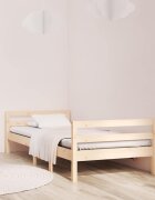 vidaXL Рамка за легло без матрак 90x200 см масивна чамова дървесина