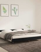 vidaXL Рамка за легло без матрак черна 160x200 см кадифе