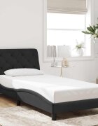 vidaXL Рамка за легло без матрак черна 90x190 см кадифе