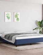 vidaXL Рамка за легло без матрак синя 180x200 см плат