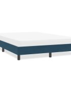 vidaXL Рамка за легло без матрак Тъмно синьо 160x210 cm Кадифе
