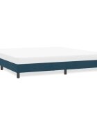 vidaXL Рамка за легло без матрак Тъмно синьо 180x210 cm Кадифе