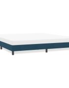 vidaXL Рамка за легло без матрак Тъмно синьо 180x220 cm Кадифе