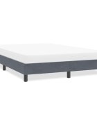 vidaXL Рамка за легло без матрак Тъмно сиво 140x210 cm Кадифе