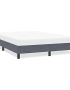 vidaXL Рамка за легло без матрак Тъмно сиво 160x220 cm Кадифе