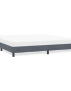 vidaXL Рамка за легло без матрак Тъмно сиво 180x210 cm Кадифе