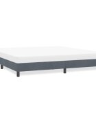 vidaXL Рамка за легло без матрак Тъмно сиво 180x220 cm Кадифе