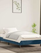 vidaXL Рамка за легло без матрак тъмносиня 80x200 см кадифе