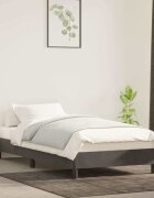 vidaXL Рамка за легло без матрак тъмносива 90x200 см кадифе