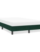 vidaXL Рамка за легло без матрак Тъмнозелено 120x210 cm Кадифе