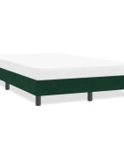 vidaXL Рамка за легло без матрак Тъмнозелено 120x220 cm Кадифе