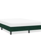 vidaXL Рамка за легло без матрак Тъмнозелено 160x210 cm Кадифе