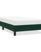 vidaXL Рамка за легло без матрак Тъмнозелено 80x220 cm Кадифе