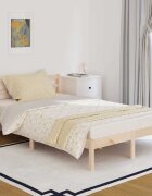 vidaXL Рамка за легло бор масив 120х200 см
