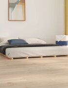 vidaXL Рамка за легло бор масив 160х200 см