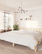 vidaXL Рамка за легло бор масив 180x200cм Super King Size