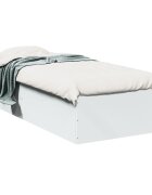 vidaXL Рамка за легло бяла 90x190 см инженерно дърво