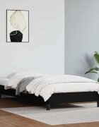 vidaXL Рамка за легло черна 80x200 см изкуствена кожа