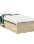 vidaXL Рамка за легло дъб сонома 100x200 см инженерно дърво