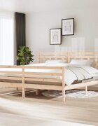 vidaXL Рамка за легло дърво масив 200x200 см