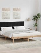vidaXL Рамка за легло Кафяво 180 x 200 cm Солидно борово дърво