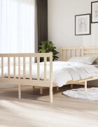 vidaXL Рамка за легло масивно дърво 120х200 см