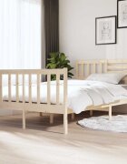 vidaXL Рамка за легло масивно дърво 140х190 см