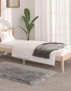 vidaXL Рамка за легло масивно дърво бор 75x190 см Small Single