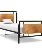 vidaXL Рамка за легло метал 100x200 cм