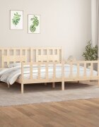 vidaXL Рамка за легло с табла бор масив 200x200 см