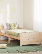 vidaXL Рамка за легло с таблото Кафяво 80 x 200 cm Инженерна дървесина