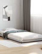 vidaXL Рамка за легло Сив Сонома 80 x 200 cm Инженерна дървесина