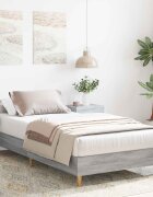 vidaXL Рамка за легло Сив Сонома 80 x 200 cm Инженерна дървесина